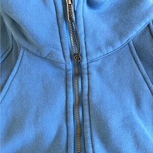 Blue Zip-Up Hoodie